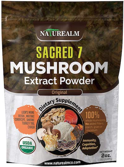 naturealm sacred 7 mushroom extract powder