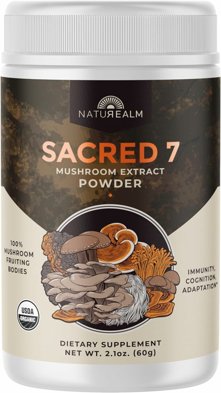 Naturealm Sacred 7 Mushroom Extract Powder Review